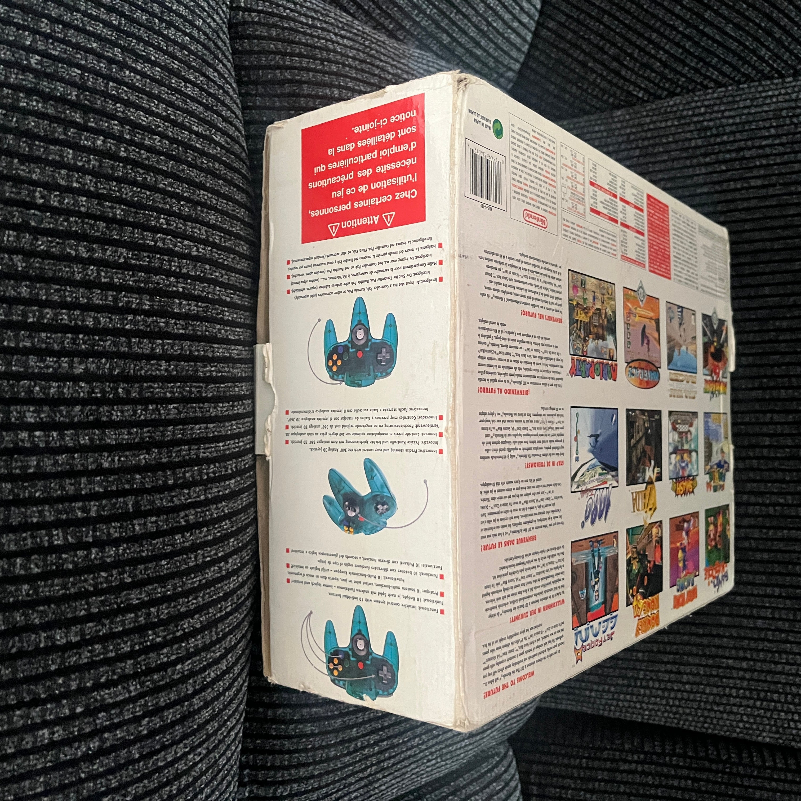 Nintendo 64 N64 Console ice blue Funtastic boxed Nintendo 64 N64 Console ice blue Funtastic boxed